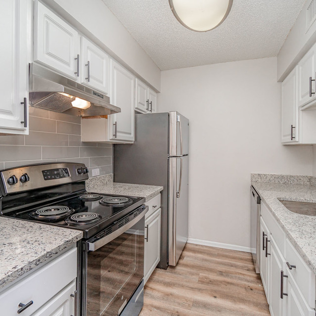 The Park at Positano - Kitchen Area with Stainless-Steel Appliances