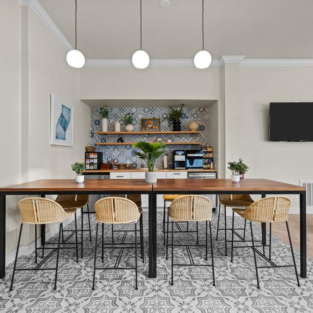 The Park at Positano - Pantry Area with Tables and Chairs